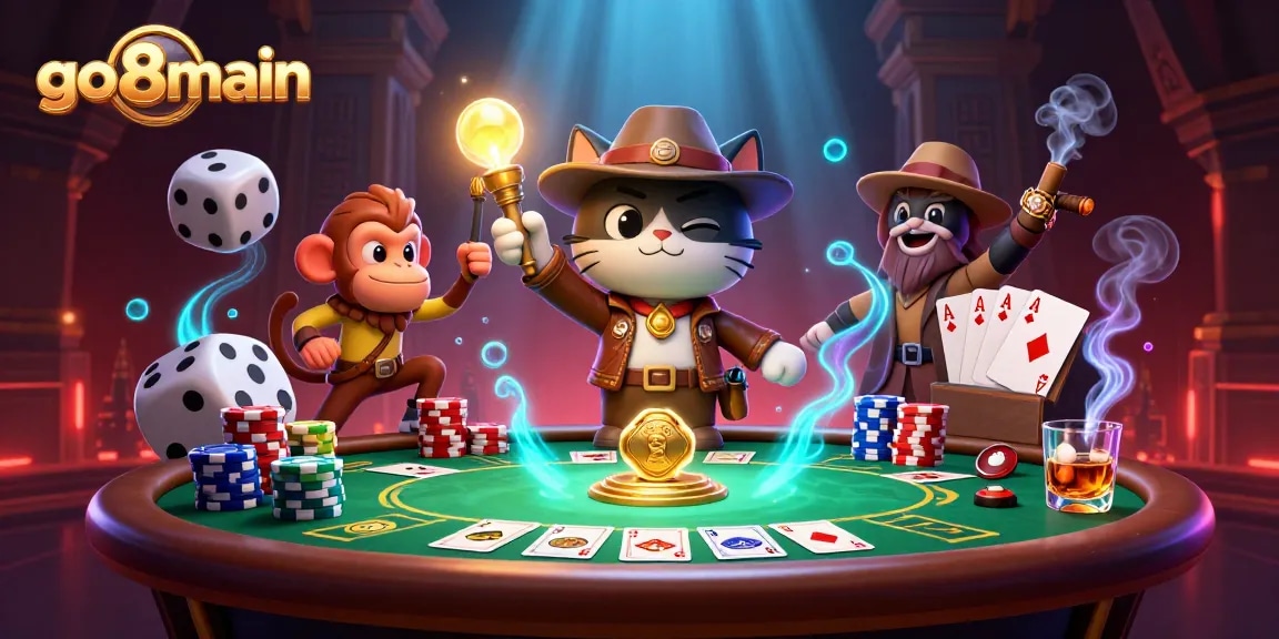 Join the thrilling adventure at go8main with a cat archaeologist and monkey companion exploring a casino artifact!