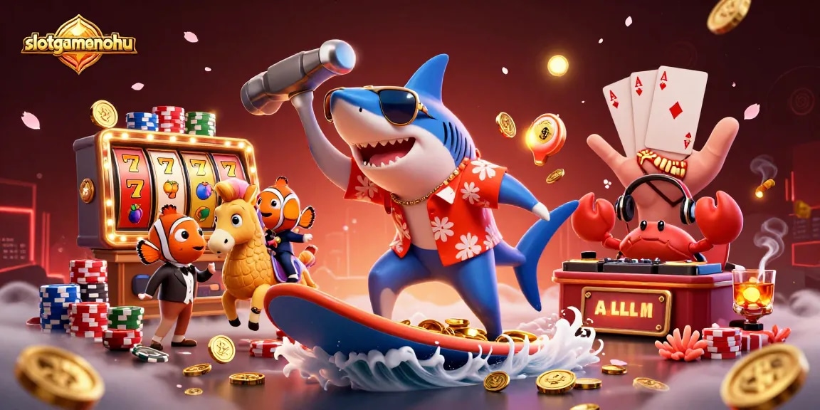 Experience thrilling adventures at slotgamenohu with a colorful undersea casino scene.