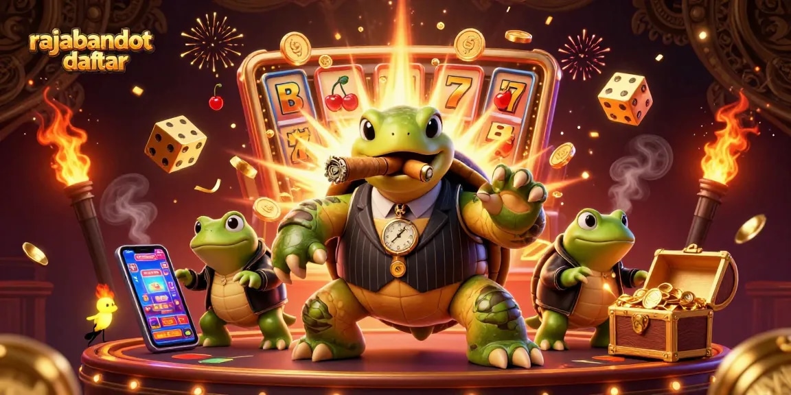 Experience winning moments with rajabandot daftar as the snapping turtle leads a casino adventure.