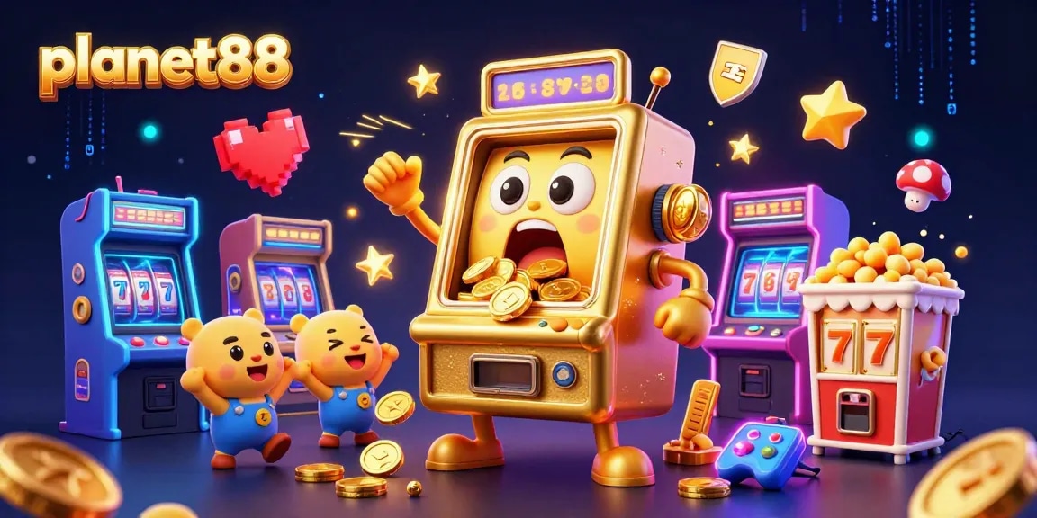 Spin the reels and win at planet88 with vibrant arcade elements and a magical jackpot atmosphere.