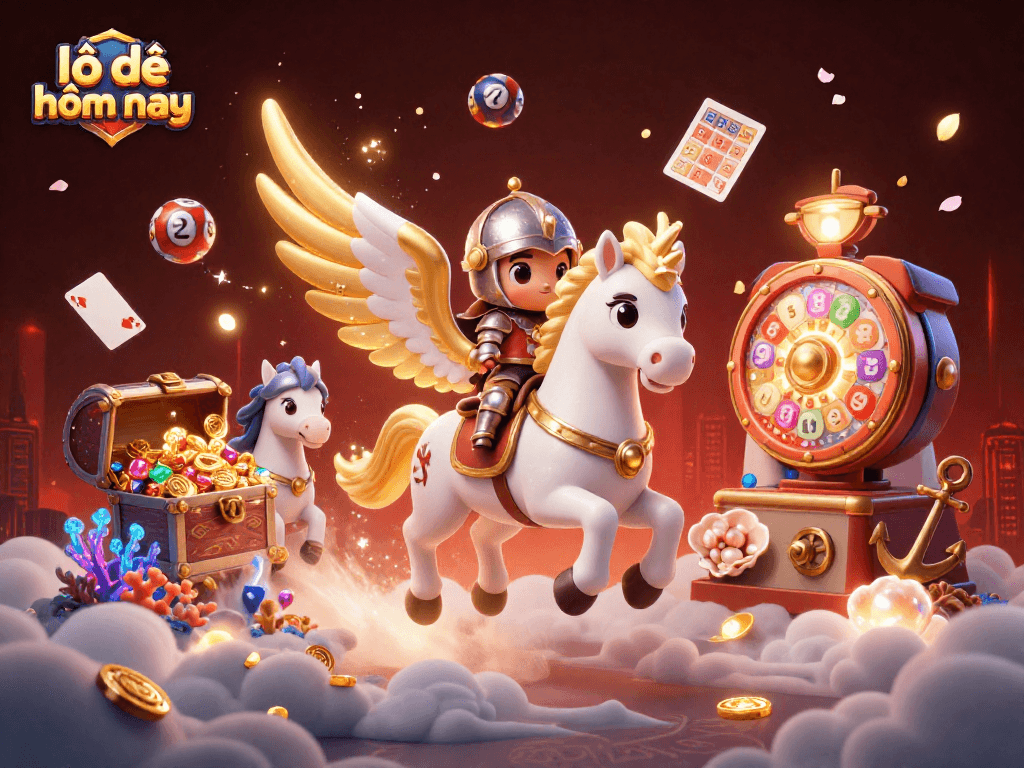 Engage with lô đề hôm nay through vibrant lottery game action and thrilling illustrations.