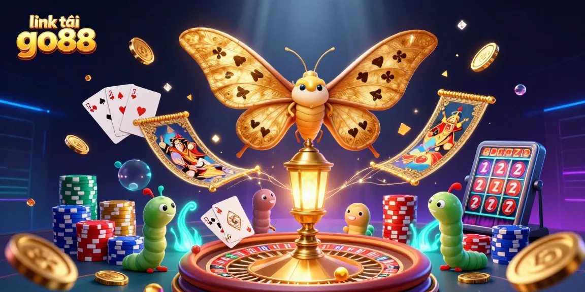Engage in exciting gameplay with the link tải go88 showcasing a vibrant casino scene.
