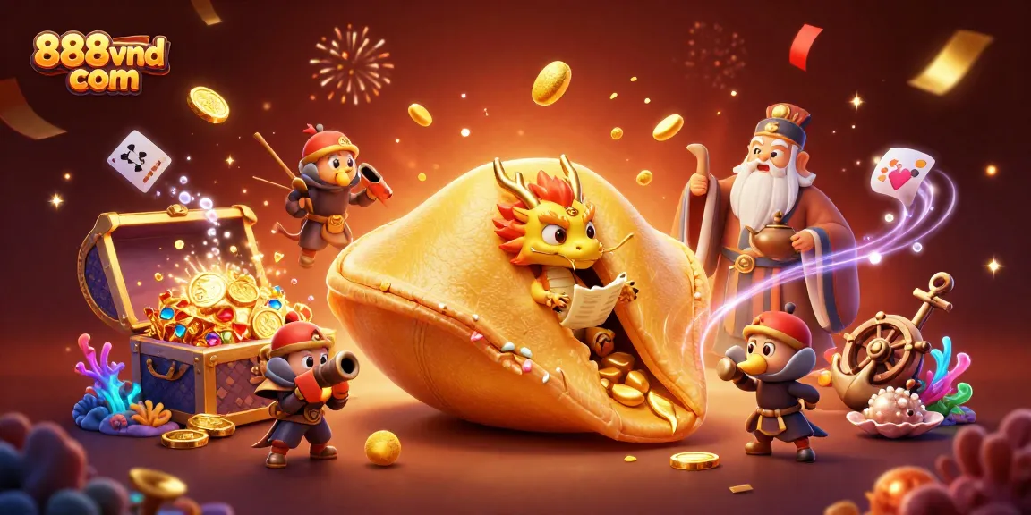 Engage in thrilling gameplay at 888vnd com with rich gold coins, colorful gems, and interactive characters.