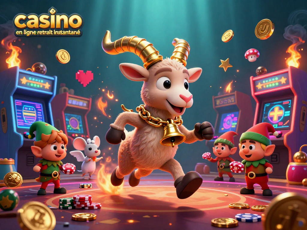 Jouez au casino en ligne retrait instantané avec des jeux captivants et des personnages animés.