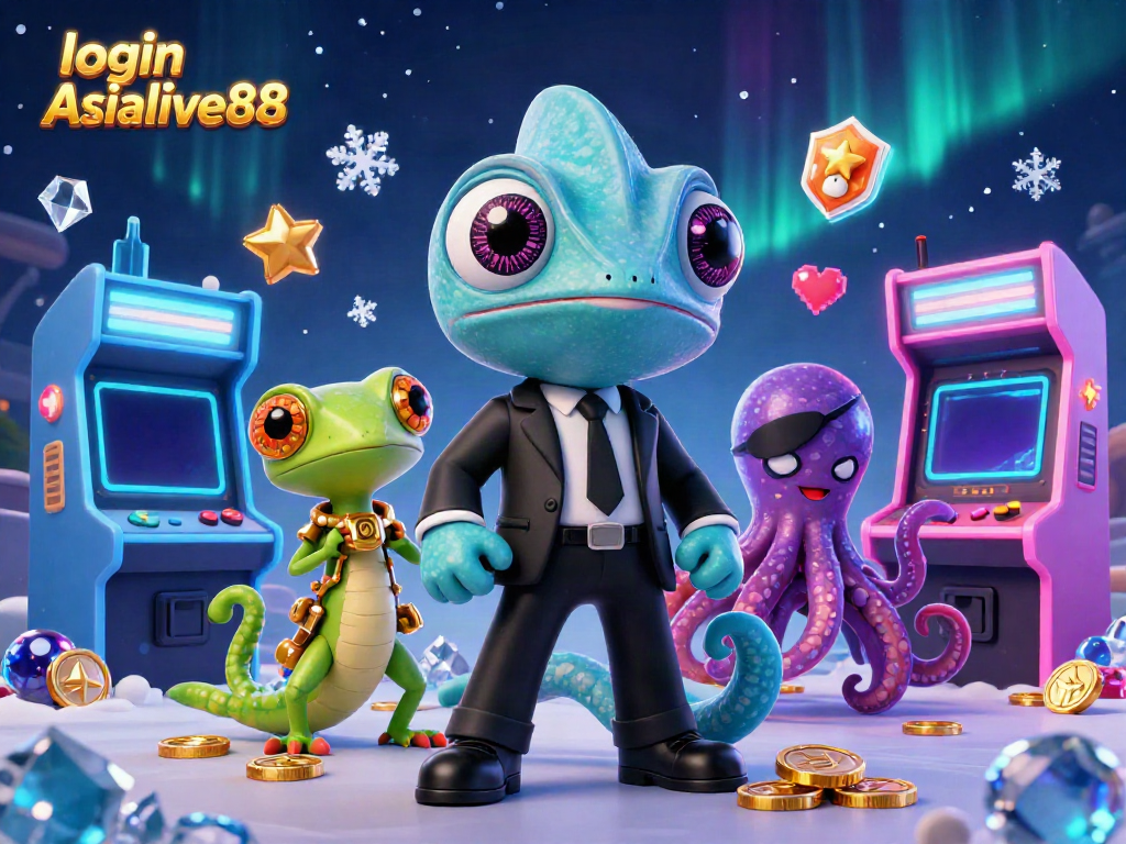 Experience exciting gameplay with the login Asialive88 scene featuring colorful characters and dynamic casino elements.