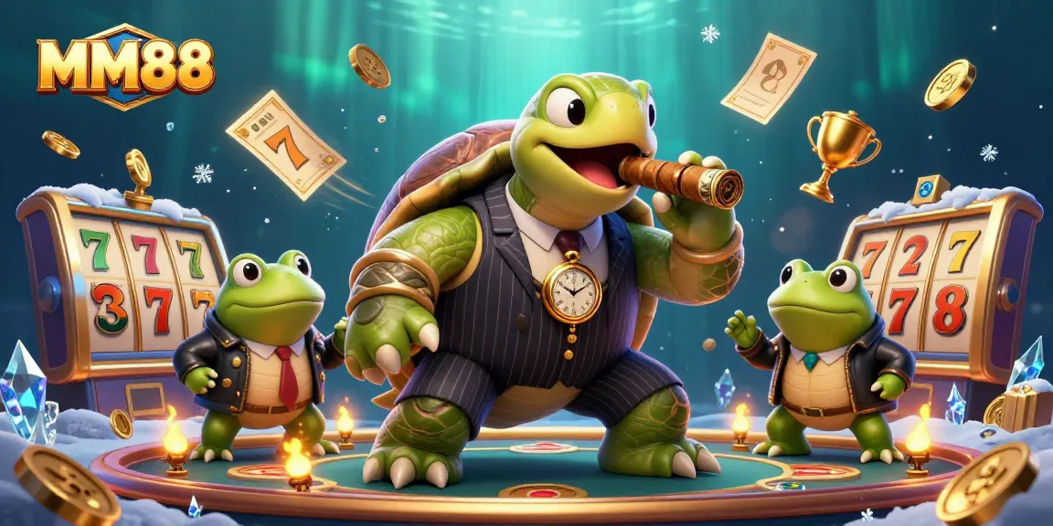 Experience the excitement of MM88 with vibrant slot elements and charismatic characters in action.