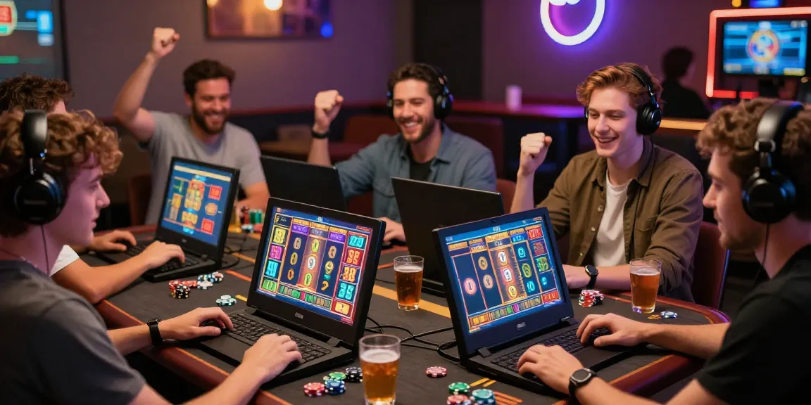 situs slot gacor maxwin gaming session with diverse players enjoying online slots