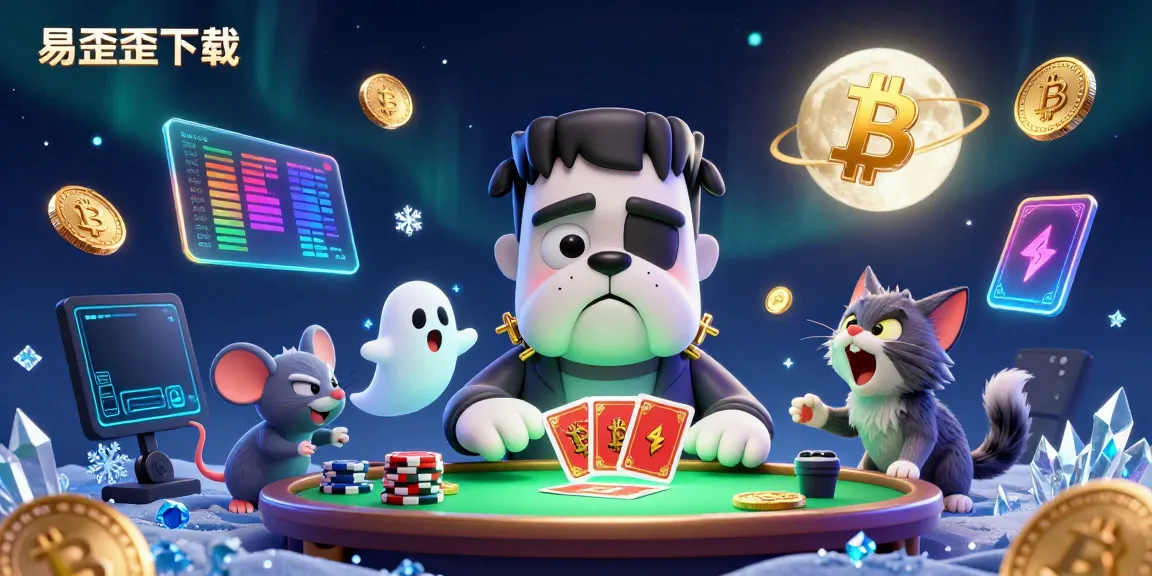 Experience thrilling gameplay with 易歪歪下载 at a haunted casino table featuring animated characters.