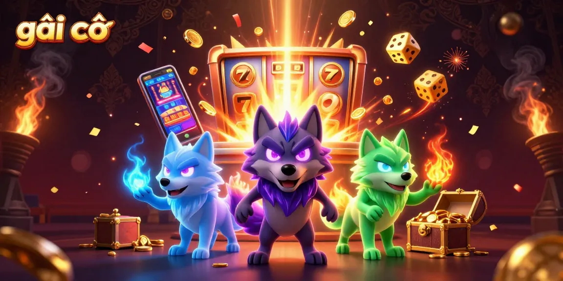 Experience thrilling wins with gái gọi in a vibrant casino adventure surrounded by animated fortune symbols.