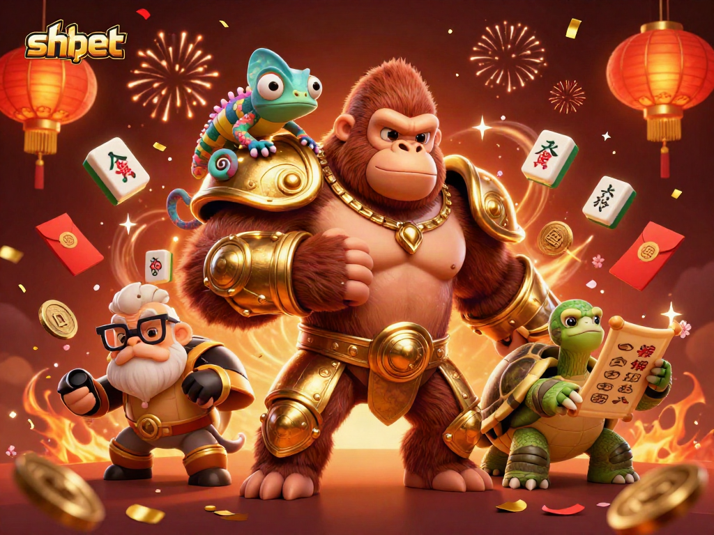 Experience thrilling gameplay with shbet through vibrant casino adventure featuring characters and elements!