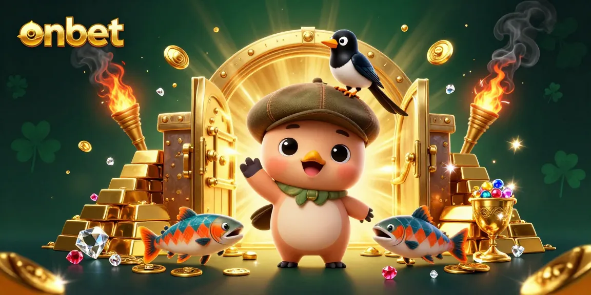 Engage in thrilling gameplay at onbet featuring vibrant characters and gold treasures.