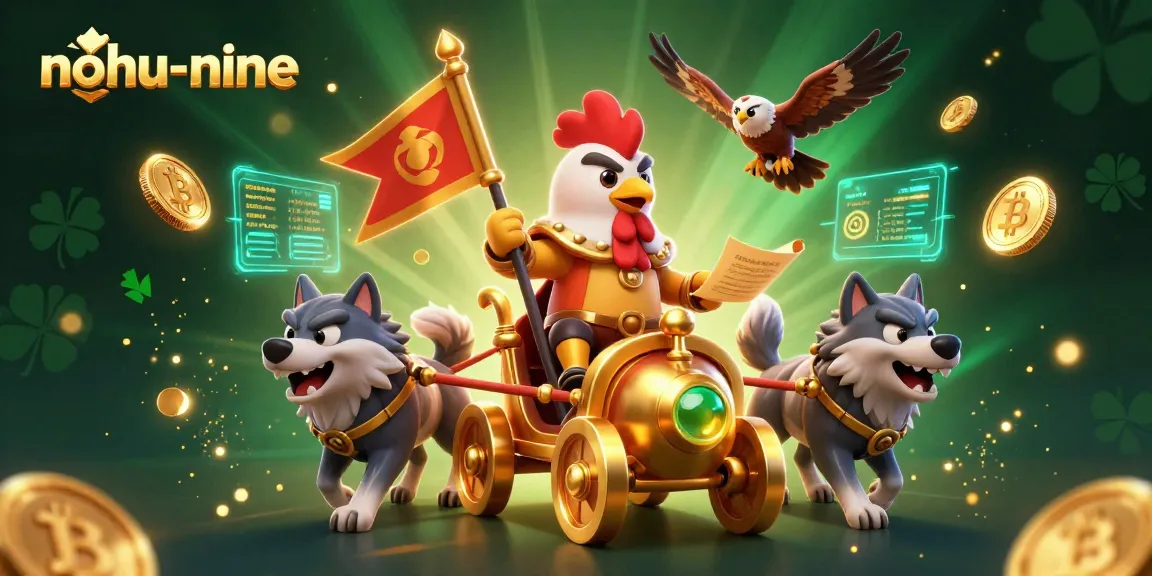 Nohu-nine offers thrilling gameplay with a rooster warlord and crypto elements in an immersive 3D scene.