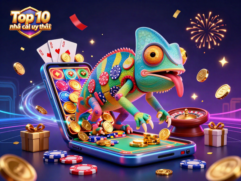 Play dynamic casino games with the colorful vibe of Top 10 nhà cái uy tín alongside thrilling elements.