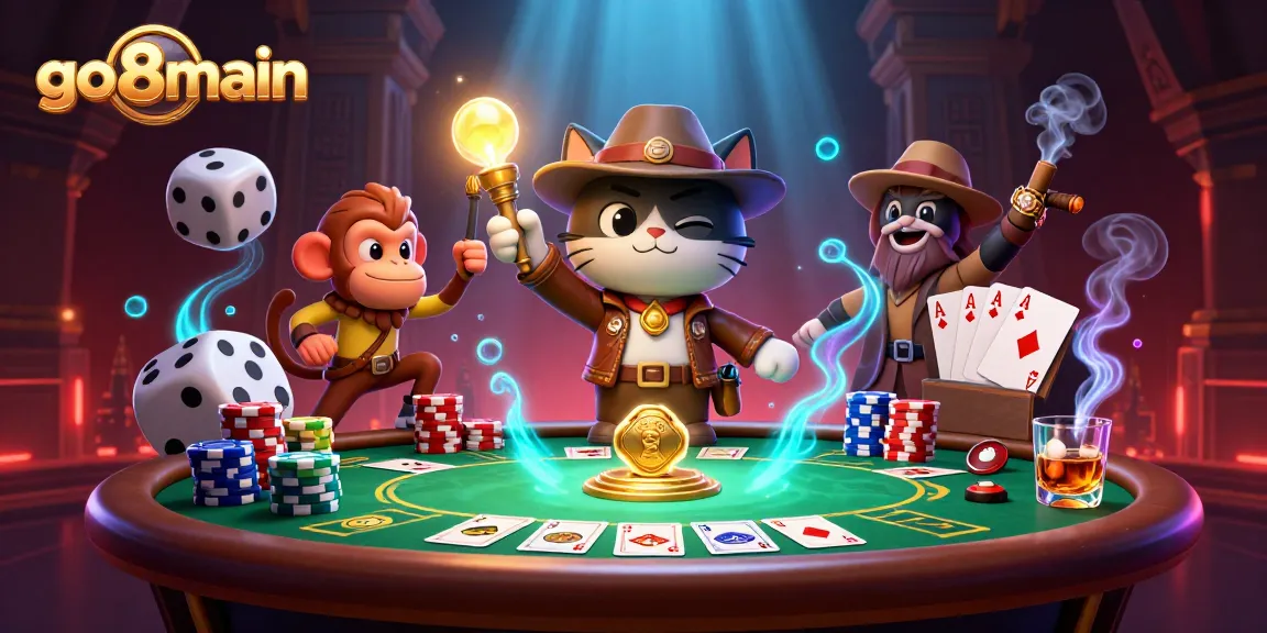 Join the thrilling adventure at go8main with a cat archaeologist and monkey companion exploring a casino artifact!